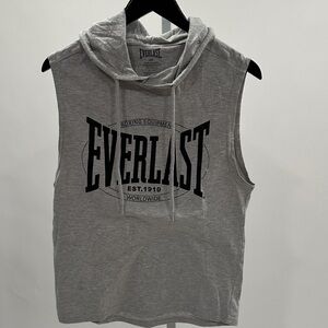 Everlast Heather Gray Muscle Tee Hoodie